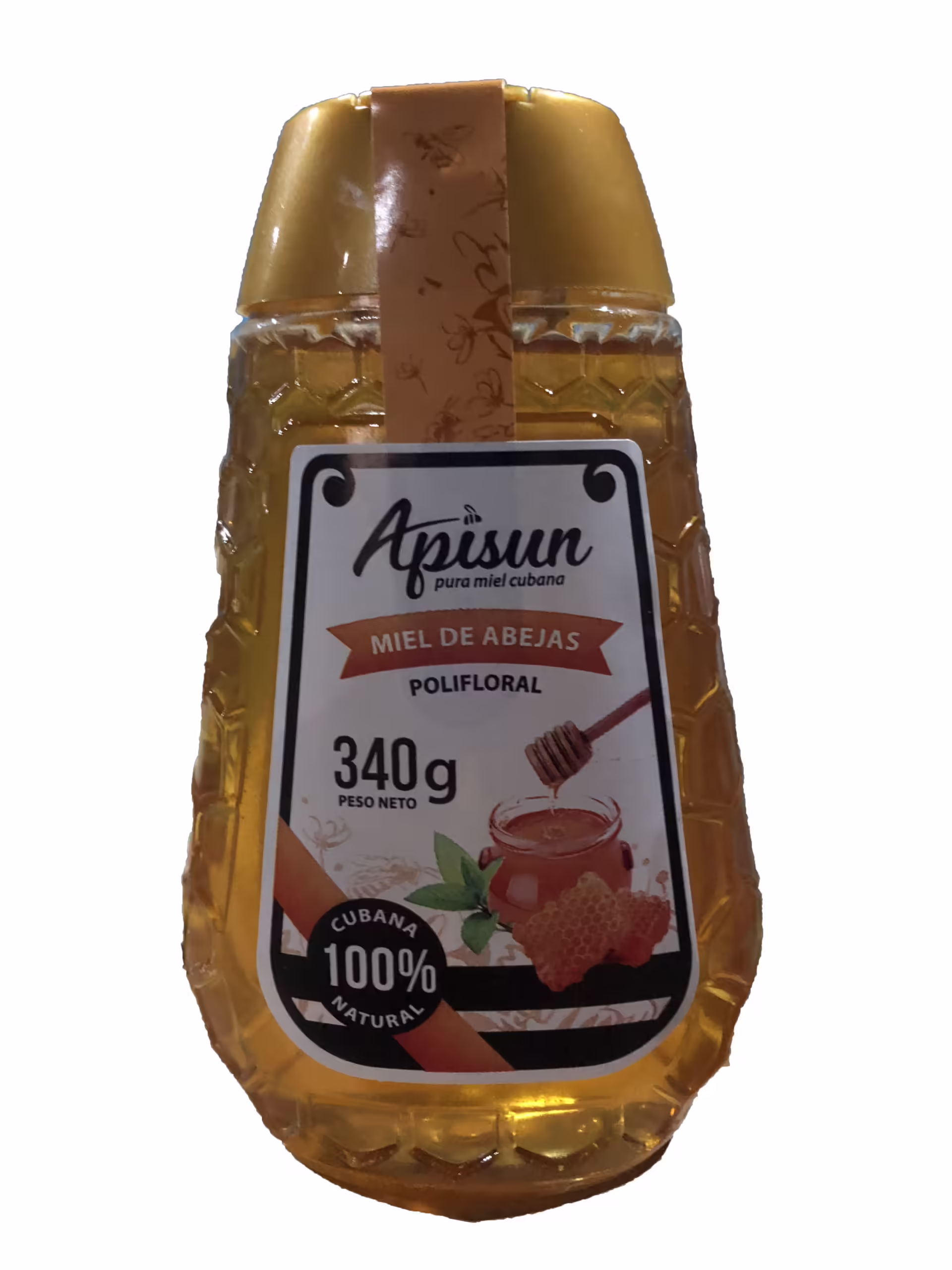Miel de Abejas Polifloral (Apisun) frasco de 340g (AC)