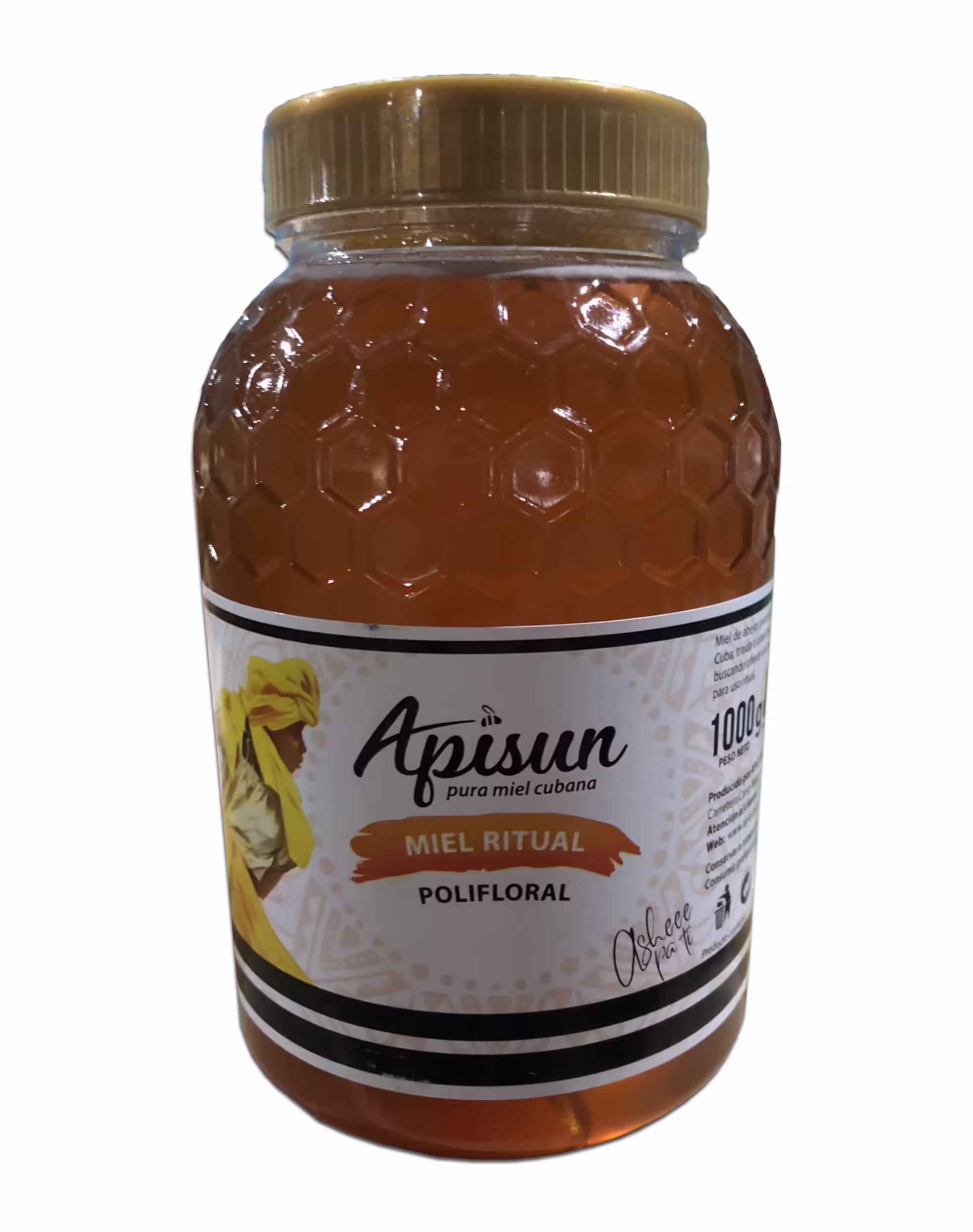Miel de Abejas Polifloral (Apisun) frasco de 1000g (AC)