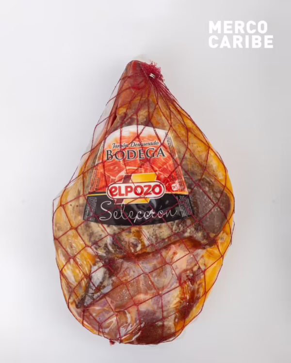 Jamon Curado Deshuesado Selección (El Pozo) piezas 4-6 Kg
