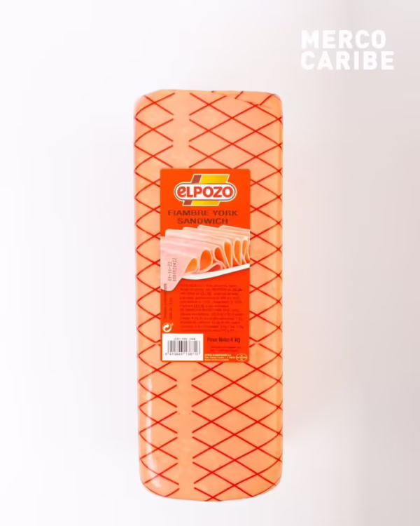 Fiambre York Sandwich (El Pozo) pieza de 4 Kg