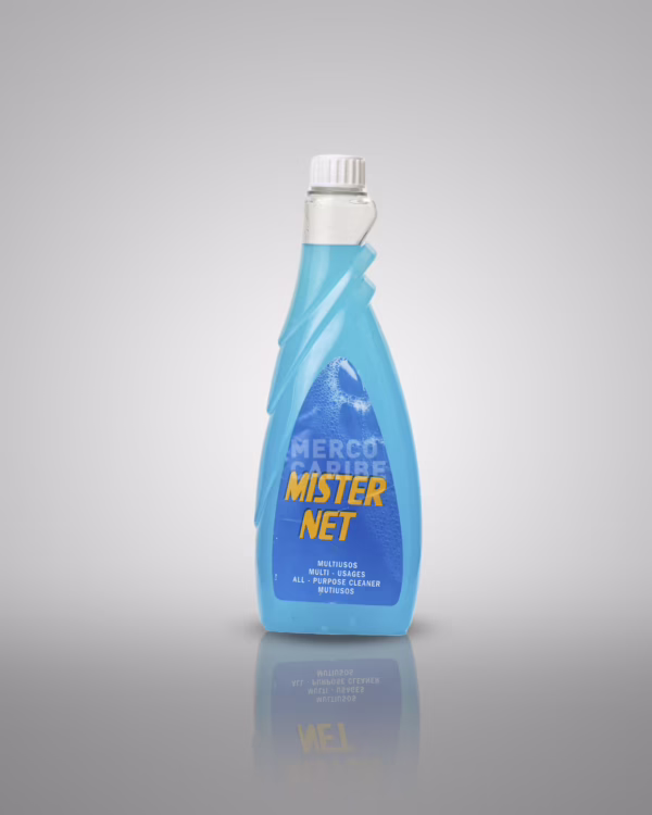 Detergente Multiusos para Limpieza y abrillantado de Cristales (MisterNet) pomo de 750ml (SP)