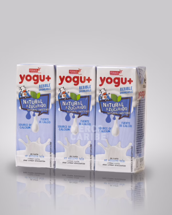Yogurt Liquido Natural Azucarado (Feiraco) 3x200ml
