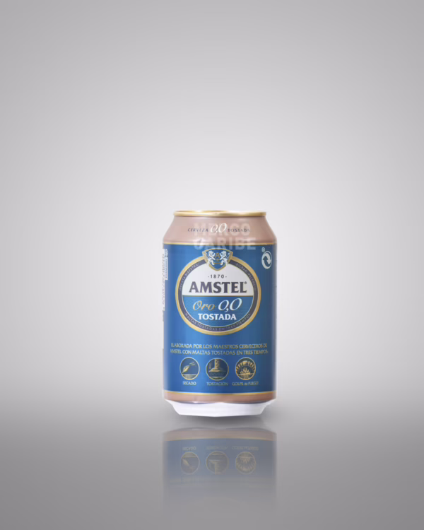 Cerveza Oro Tostada 0% (Amstel) 33cl caja de 24u