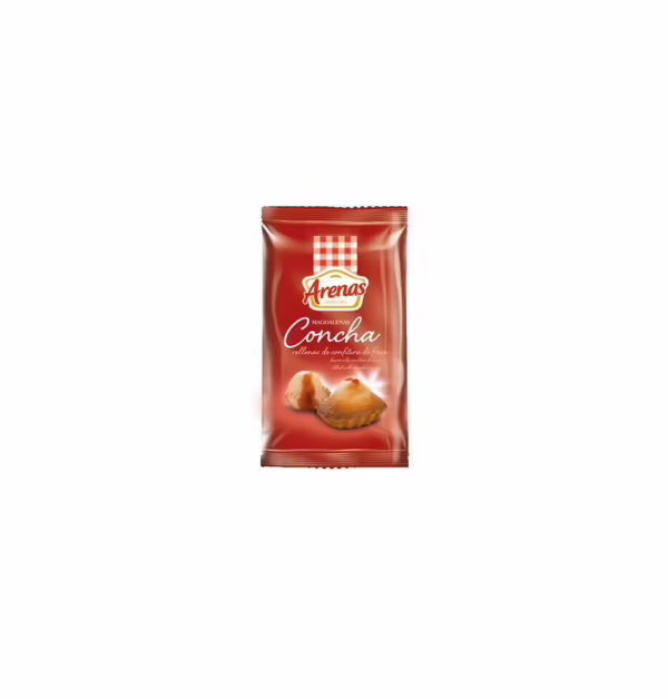 Magdalenas Conchas Fresa (Arenas) paquete de 6u/200g (IP)