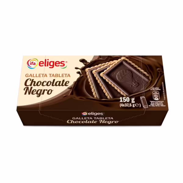 Galletas Tableta de Chocolate Negro (Ifa Eliges) paquete de 150g