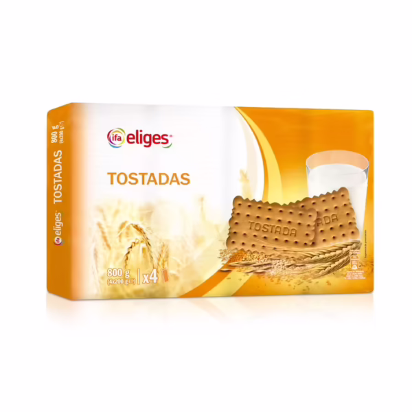 Galletas Tostada (Ifa Eliges) paquete de 4u x 200g