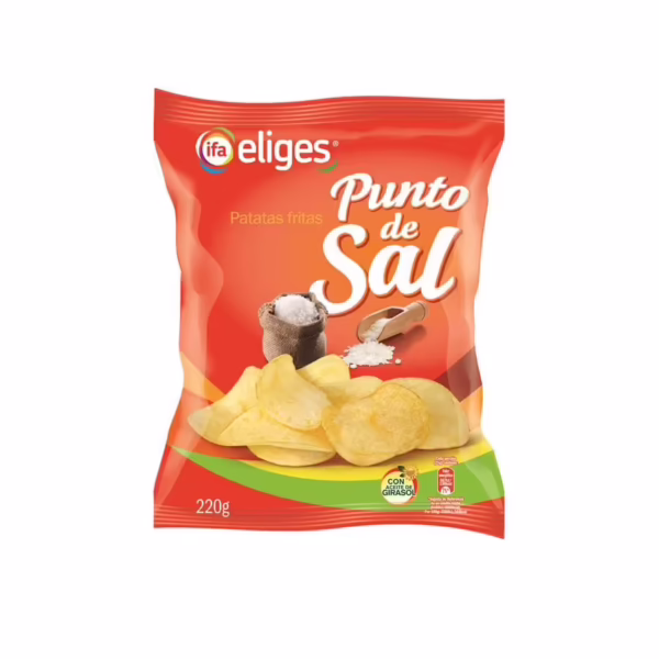 Patatas Fritas Punto De Sal (Ifa Eliges) paquete de 220g
