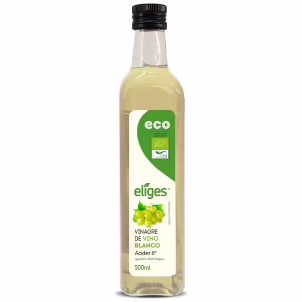 Vinagre Vino Blanco Ecológico (Eco Eliges) botella de 50cl