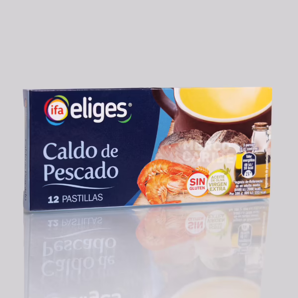 Caldo De Pescado (Ifa Eliges) 120g paquete de 12 pastillas