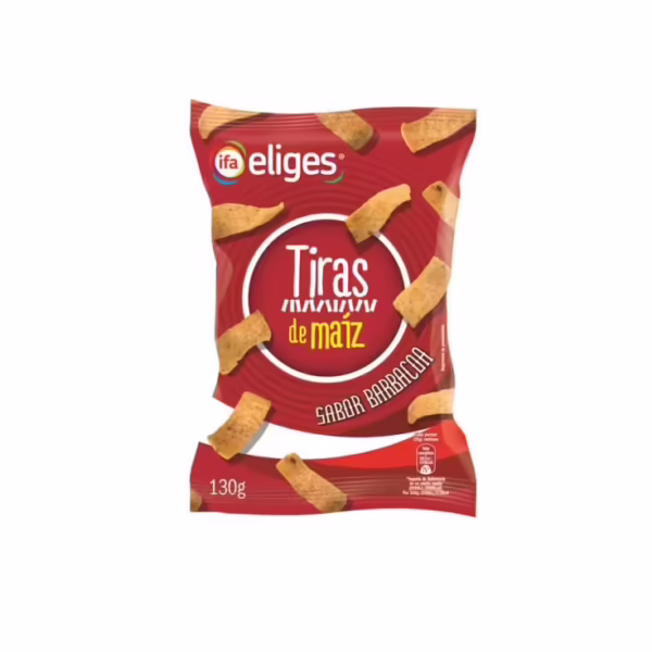 Tiras de Maíz Sabor Barbacoa (Ifa Eliges) paquete de 130g