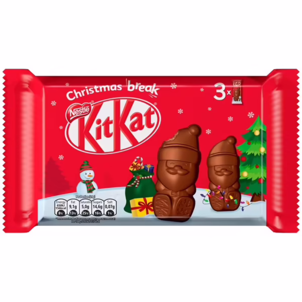 Chocolatina Papa Noel (Kit Kat) 3x29g
