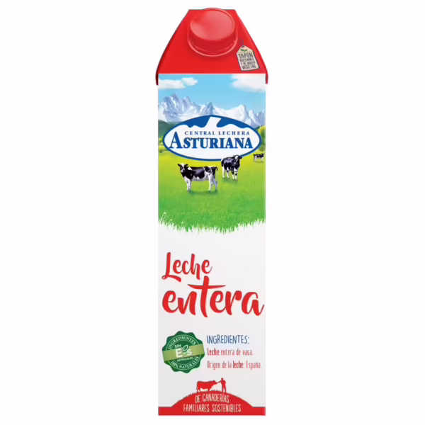 Leche Entera (La Asturiana) brik 1L