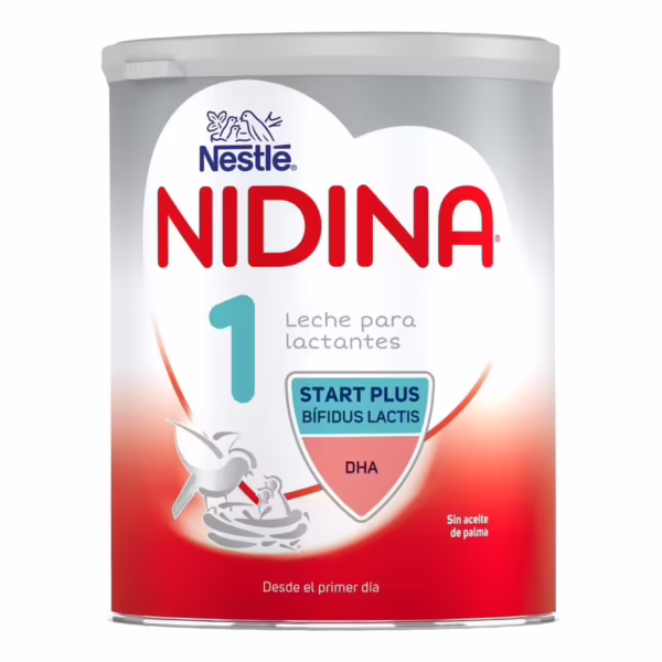 Leche Infantil Nidina-1 Premium (Nestle) bote de 800g