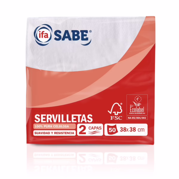 Servilletas Blancas 38x38 (Ifa Sabe) 50u