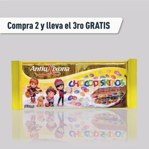 Turron Praline Chocodiskitos (Antiu Xixona) 150g