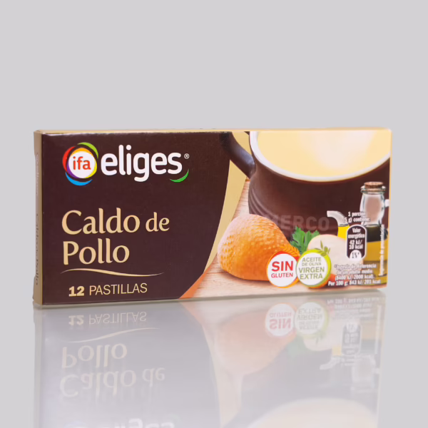 Caldo De Pollo 12 Pastillas Ifa Eliges 120 G