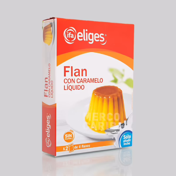 Flan Vain.C/Caram.Liq.Ifa Eliges 2S.S/Gl.186G