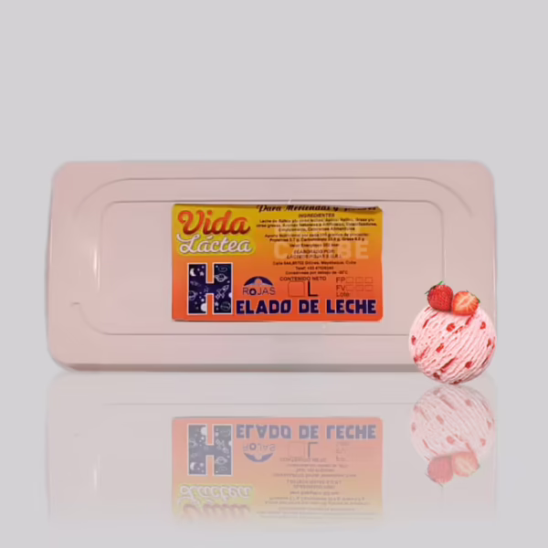 Helado Vida Láctea de Fresa de 5L