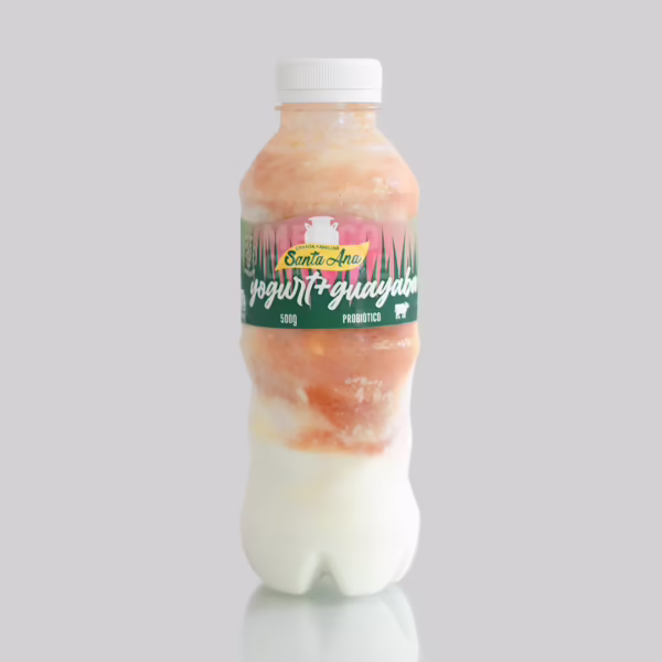 Yogurt probiotico c/ mermelada de guayaba (pomo 500 ml) SA