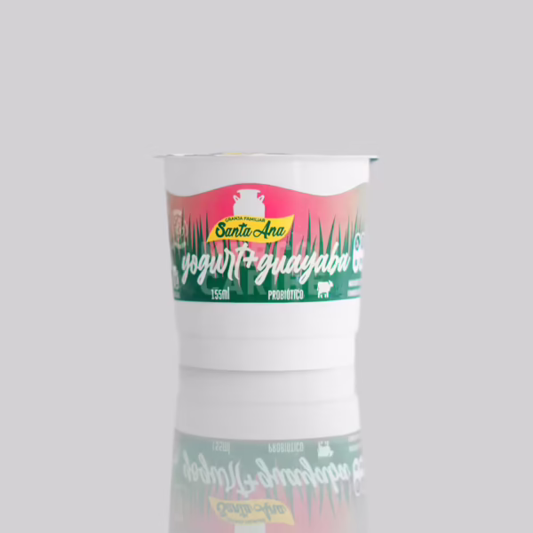Yogurt probiotico c/ mermelada de guayaba (pote 155 ml) SA