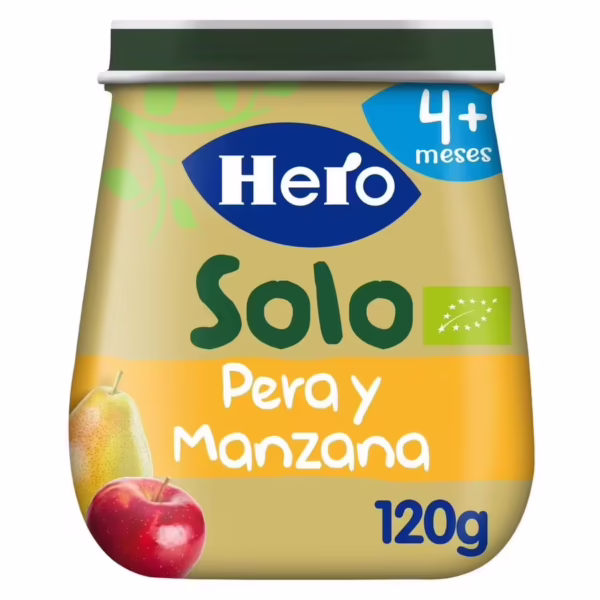 Compota de Pera - Manzana (Hero Baby) 120g