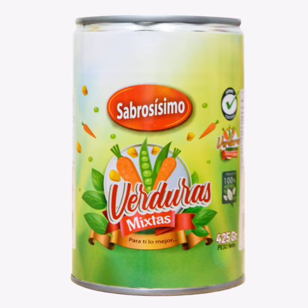 Verduras Mixtas estilo Macedonia (Sabrosisimo) 425g