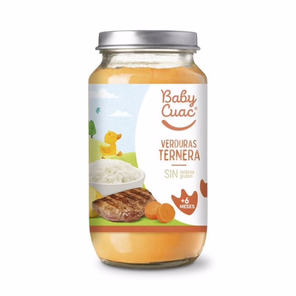 Alimento Infantil Verduras y Ternera (Baby Cuac) 250g
