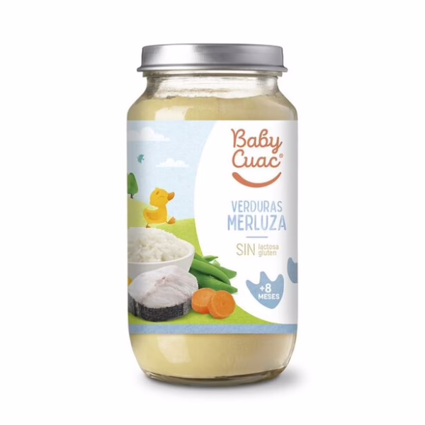 Alimento Infantil Verduras y Merluza (Baby Cuac) 250g