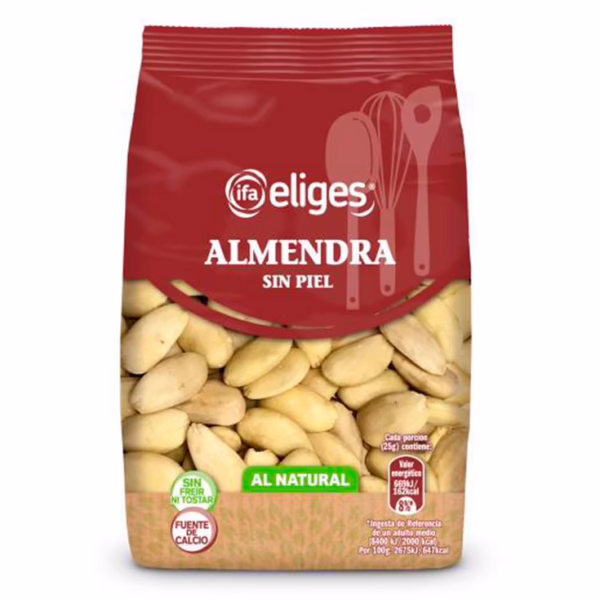 Almendra al Natural s/Piel (Ifa Eliges) 125g