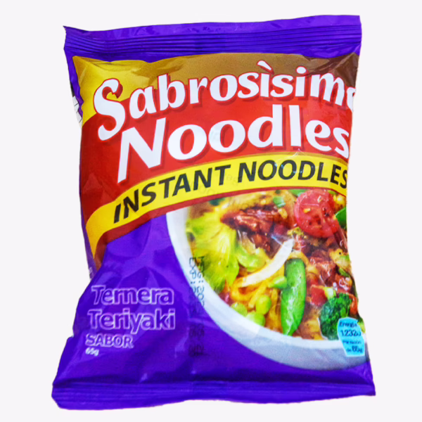 Sopa Estilo Ramen Sabor Teriyaki (Sabrosísimo) 65g