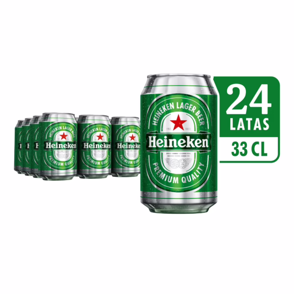 Caja de Cerveza (Heineken) lata 24udx33cl