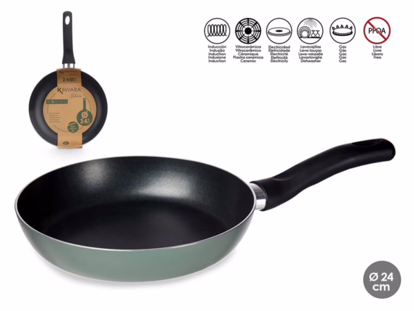 Sartén Aluminio Verde (Kinvara) 24cm