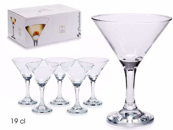 Copas Martini Bistro (Pasabahce) Set 6ud. 190ml