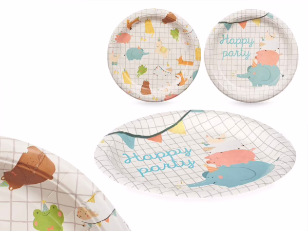 Platos Papel Infantil (AR) 22cm Set 6ud.