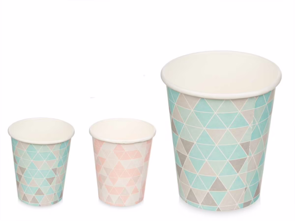 Vasos Papel Rombos 12 unidades (AR) 240ml