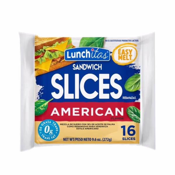 Queso Lasqueado - Sandwich Slices (Lunchitas) American 272g
