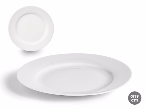 Plato Llano Porcelana (Vessia) Set 6ud. 27cm (copia)