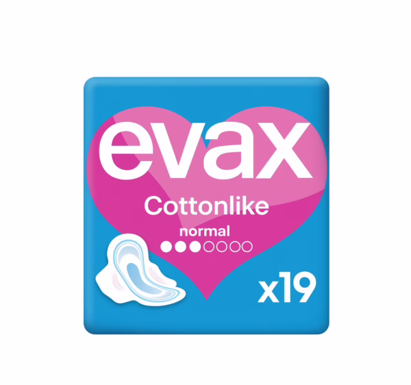 Compresa Cottonlike con Alas Normal (Evax) 19ud.