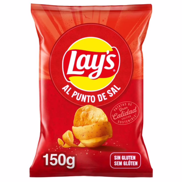 Patatas Fritas al Punto de Sal (Lays) 150g