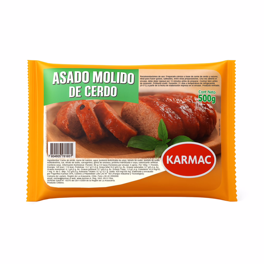 Asado Molido de Cerdo (Karmac) 500g