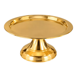 Candelabro peana pequeño dorado (Gift Decort) 6 cm