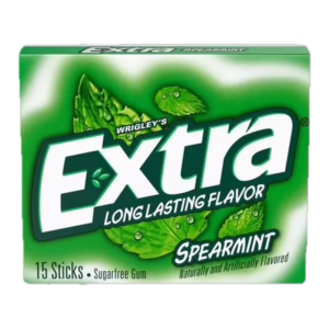 Chicle sin azúcar hierbabuena - spearmint (Extra) 15 ud.