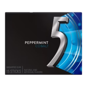 Chicle sin azúcar menta - peppermint cobalt (Five) 15 ud.