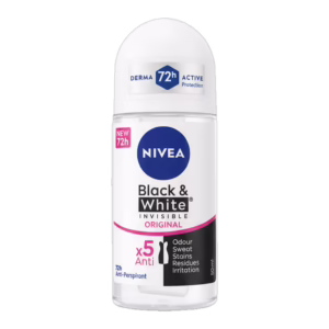 Desodorante black & white - invisible roll-on (Nivea) 50 ml