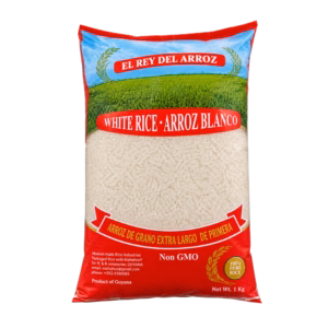 Arroz blanco (White Rice) grano extra largo 1 Kg